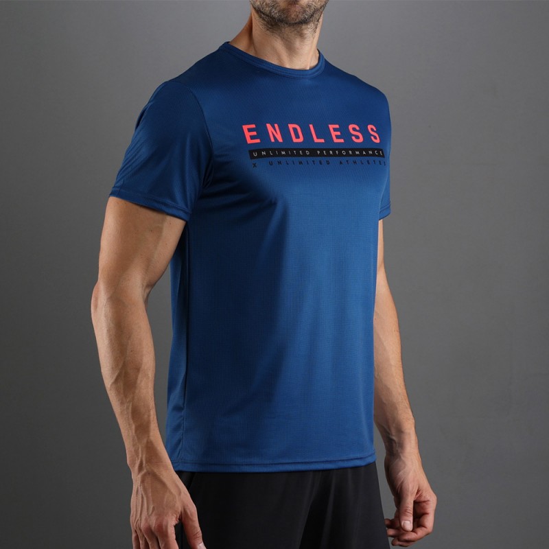 T-shirt Endless Ace Unlimited Blå T-shirt Endless Ace Unlimited Blå