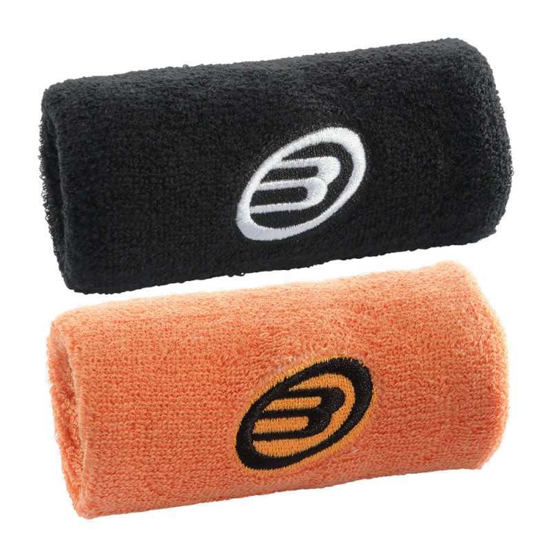 Wristbands Bullpadel BPMU233 svart orange Wristbands Bullpadel BPMU233 svart orange
