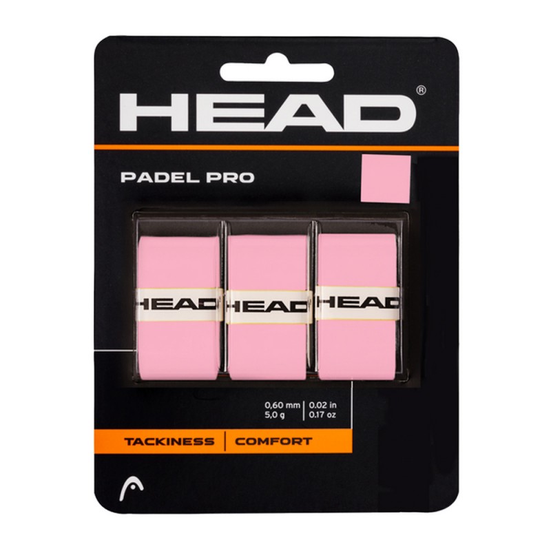 Overgrip Head Padel Pro 3 Pack i rosa