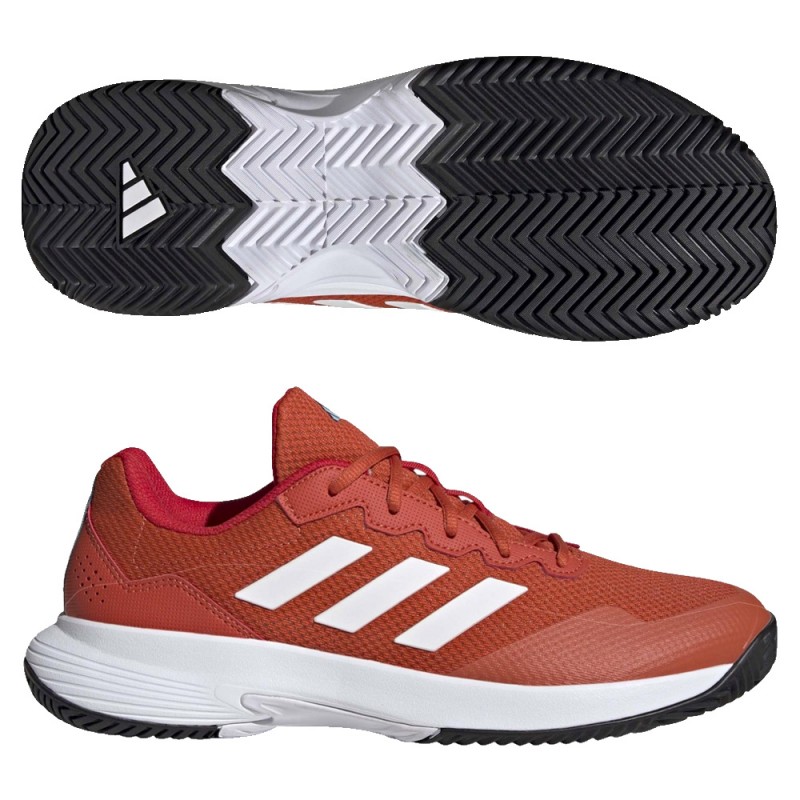 Padelskor Adidas Gamecourt 2 M preloved röd vit 2023 Padelskor Adidas Gamecourt 2 M preloved röd vit 2023