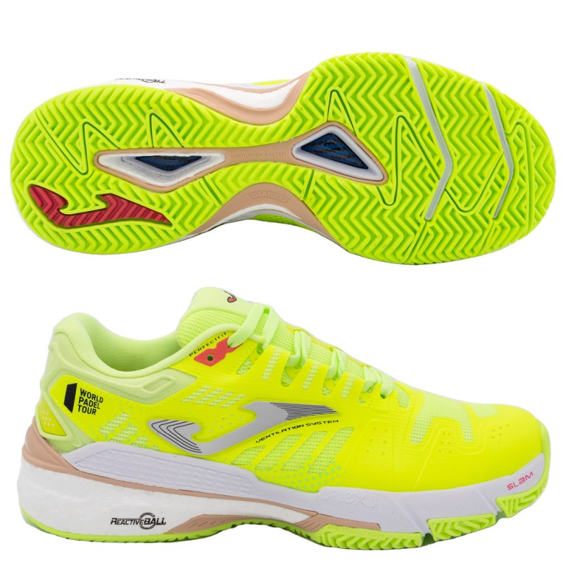 Padelskor Joma T.SLAM lady 2311 grön fluor rosa 2023