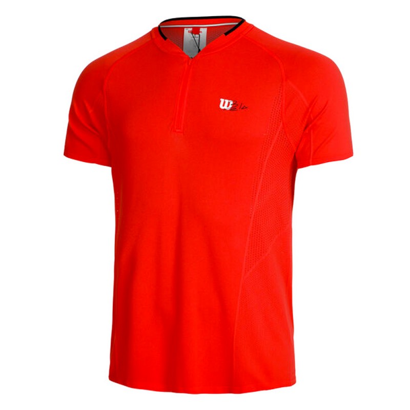 T-shirt Wilson Series Seamless Ziphnly 2.0 infraröd T-shirt Wilson Series Seamless Ziphnly 2.0 infraröd