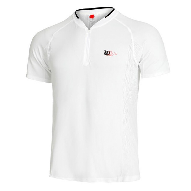 T-shirt Wilson Series Seamless Ziphnly 2.0 ljus vit T-shirt Wilson Series Seamless Ziphnly 2.0 ljus vit
