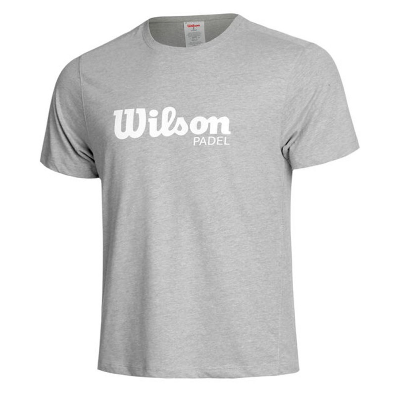 T-shirt Wilson Graphic Tee gråmelerad T-shirt Wilson Graphic Tee gråmelerad