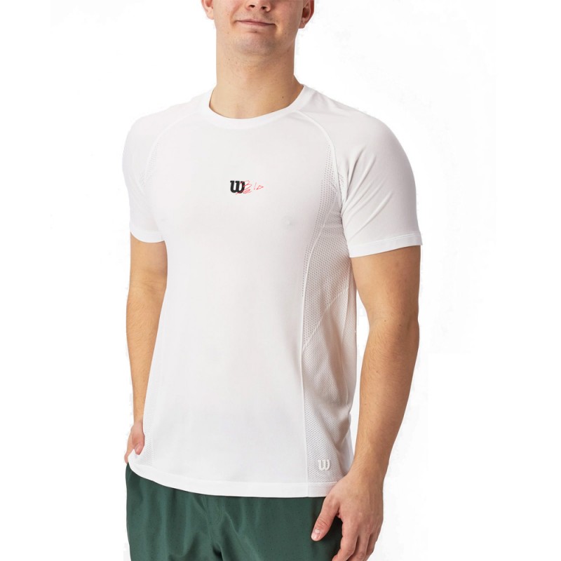 T-shirt Wilson Series Seamless Crew 2.0 ljus vit