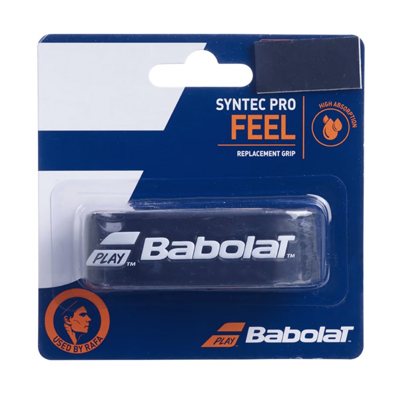 Padelgrepp Babolat Syntec Pro x1 svart