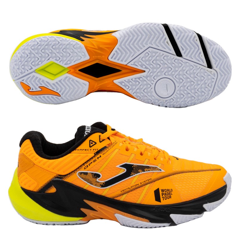 Padelskor Joma T.OPEN 2308 orange svart 2023 Padelskor Joma T.OPEN 2308 orange svart 2023