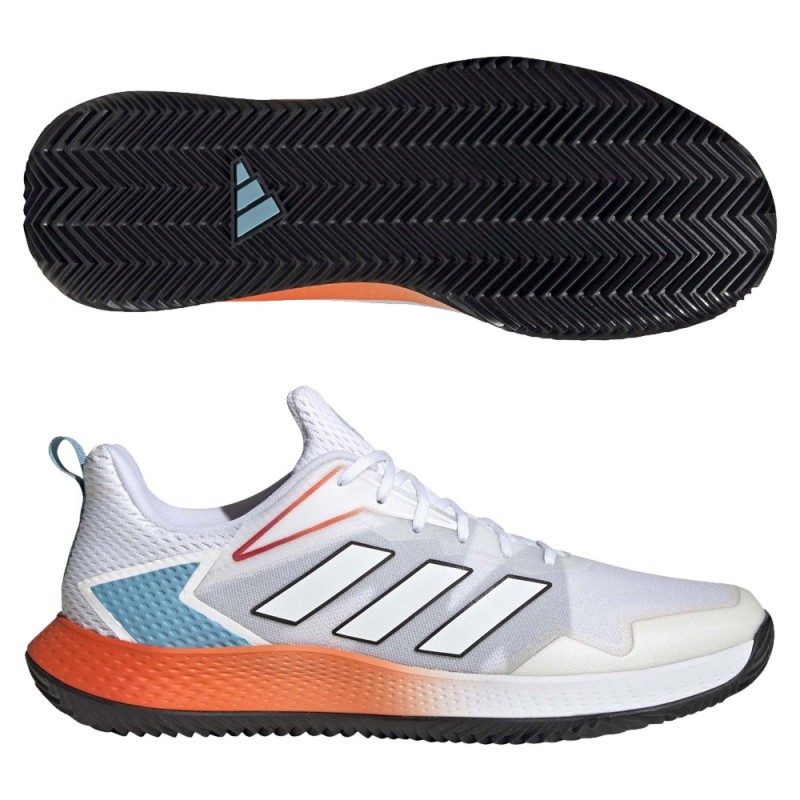 Padelskor Adidas Defiant Speed M Clay vit förälskade röd 2023