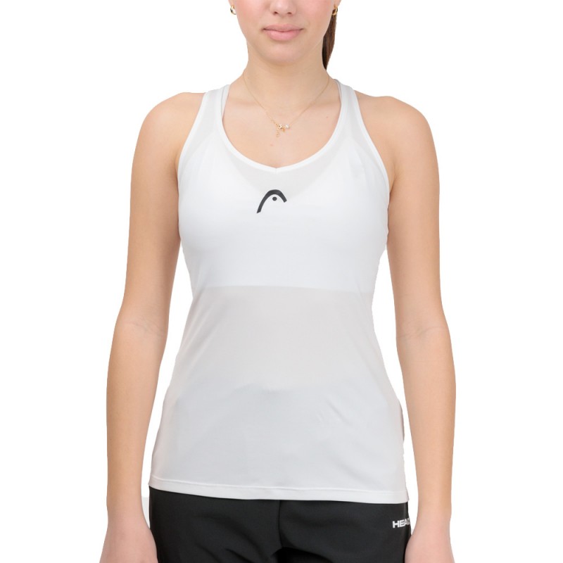 T-shirt Head Spirit Tank Top Woman, vitt