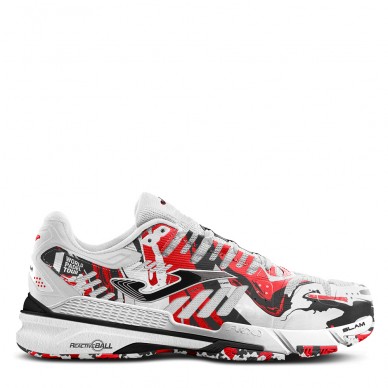 Padelskor Joma Slam Men 2302 vita röda 2023