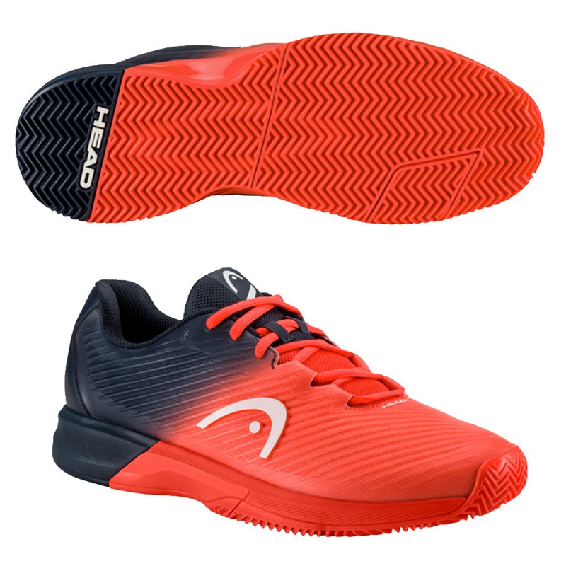 Padelskor Head Revolt Pro 4.0 Clay blåbär eldig korall 2023 Padelskor Head Revolt Pro 4.0 Clay blåbär eldig korall 2023
