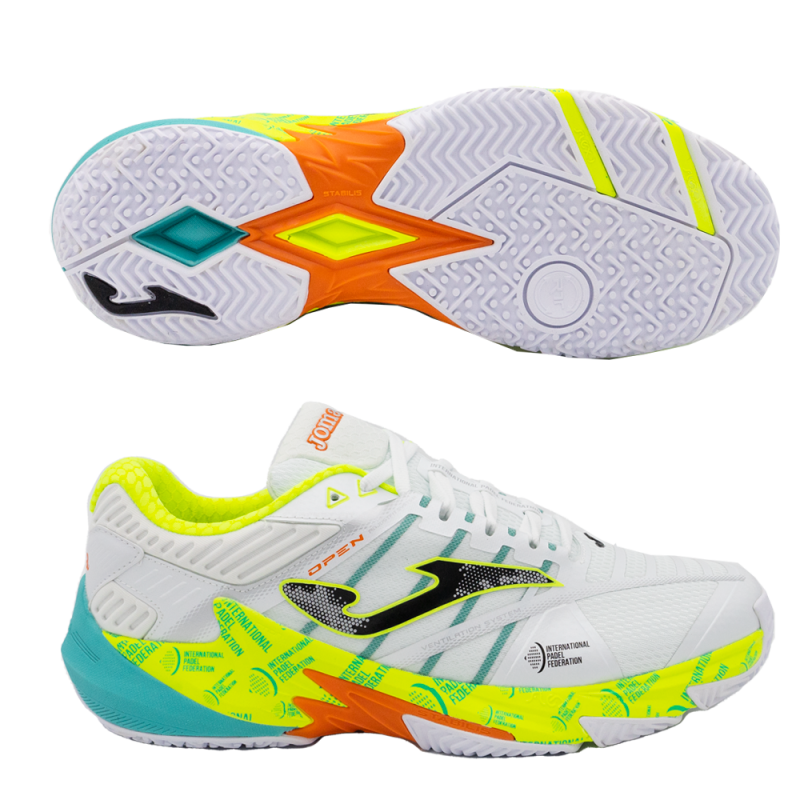 Padelskor Joma T.OPEN 2372 white lime 2023