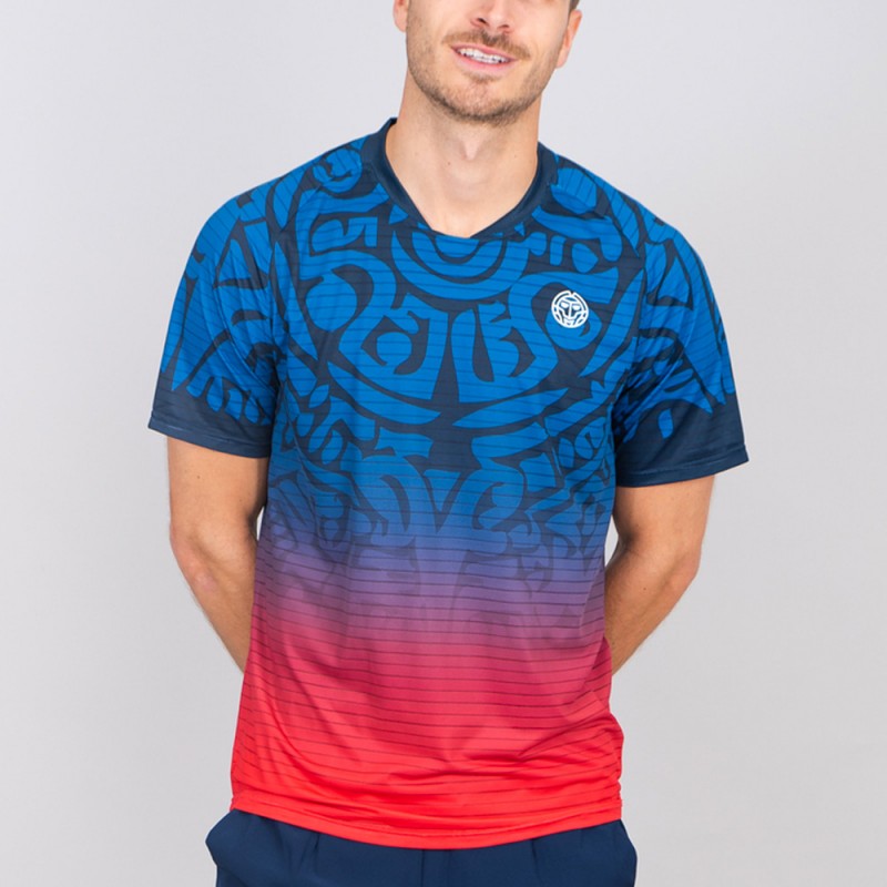 T-shirt Bidi Badu Colortwist Marinblå Röd T-shirt Bidi Badu Colortwist Marinblå Röd
