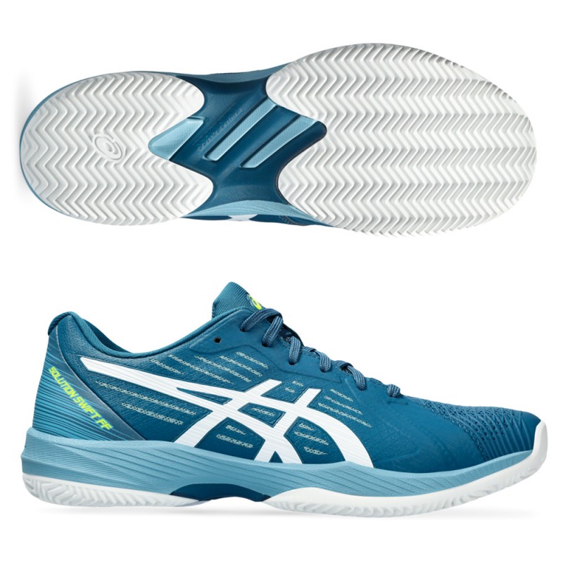 Asics Solution Swift FF Clay Restful Teal vit Asics Solution Swift FF Clay Restful Teal vit