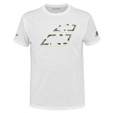 T-Shirt Babolat Aero Cotton vit