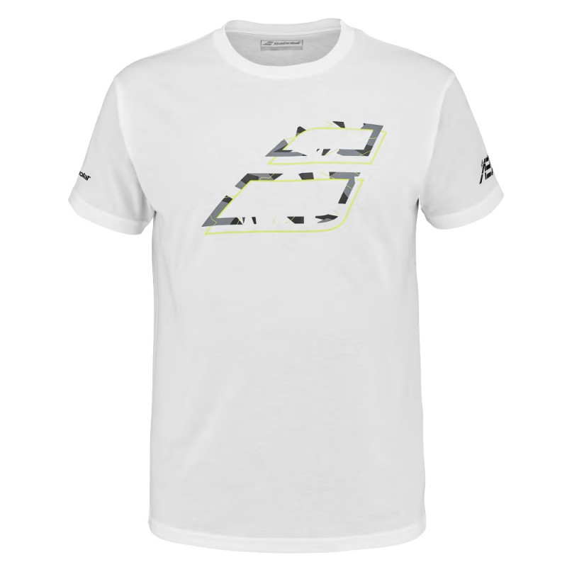 T-Shirt Babolat Aero Cotton vit T-Shirt Babolat Aero Cotton vit