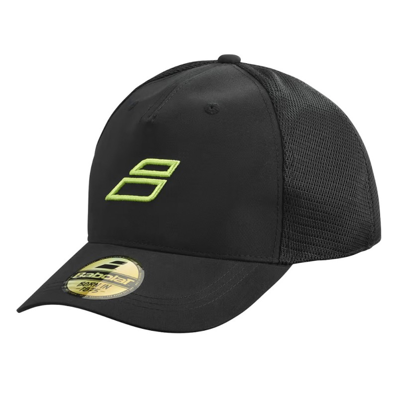 Cap Babolat Curve Trucker S Svart Gul Cap Babolat Curve Trucker S Svart Gul