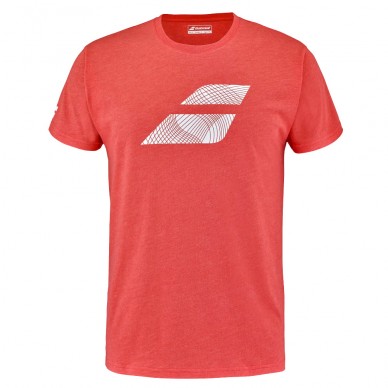 T-shirt Babolat Exercise Big Flag Herr röd
