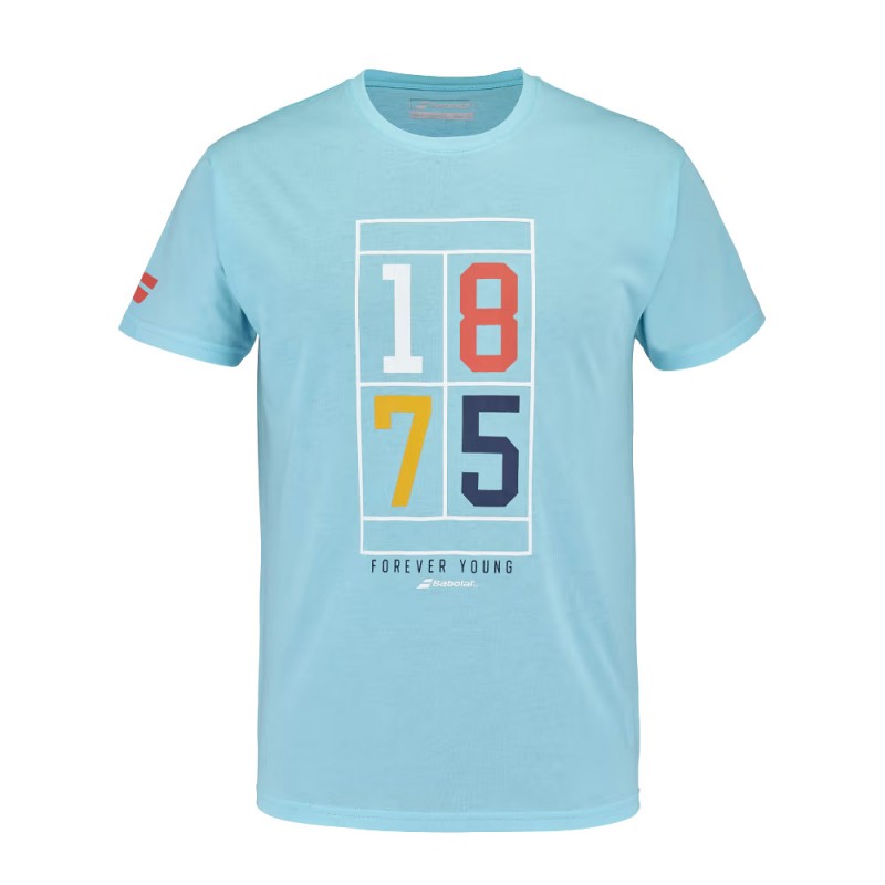 T-shirt Babolat Exercise Vintage Herr blå T-shirt Babolat Exercise Vintage Herr blå