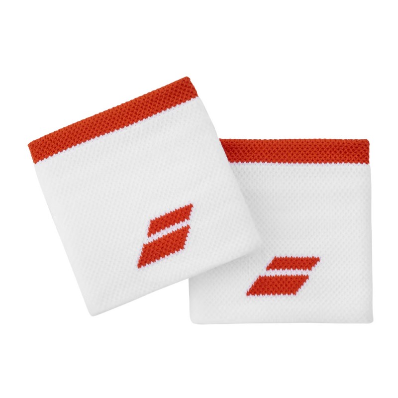 Wristbands Babolat Logotyp Vit Röd Wristbands Babolat Logotyp Vit Röd