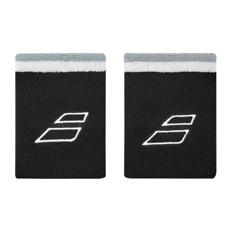 Wristbands Babolat Terry Jumbo svarta Wristbands Babolat Terry Jumbo svarta