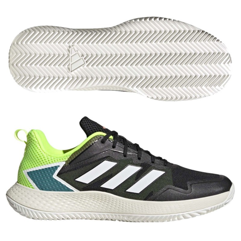 Padelskor Adidas Defiant Speed M Clay black white bright royal 2023