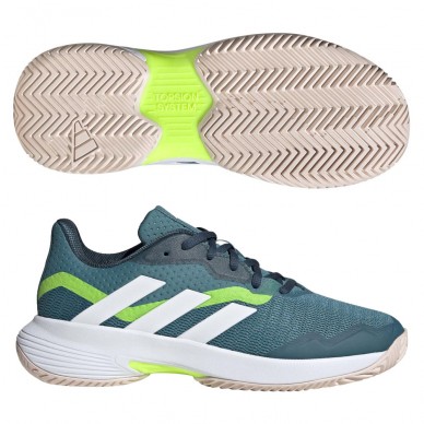 Padelskor Adidas Courtjam Control W arctic fusion vit 2023