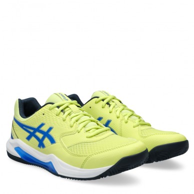 Asics Gel Dedicate 8 Padel glow yellow illusion blå