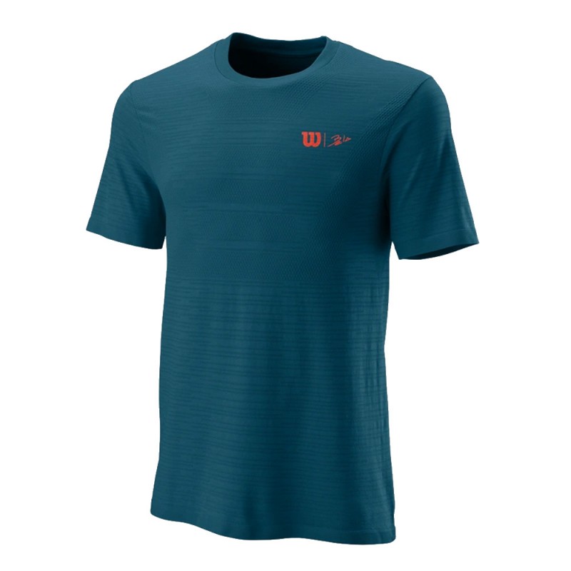 T-shirt Wilson Bela seamless Crew III blå korall