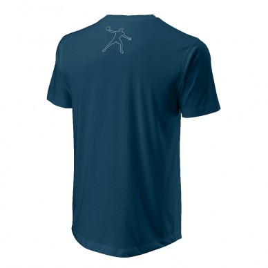 T-shirt Wilson Bela ITW tech maritim blå