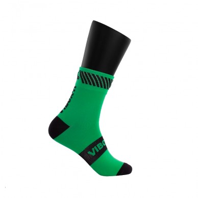 Socks Vibora mid-half green black socks