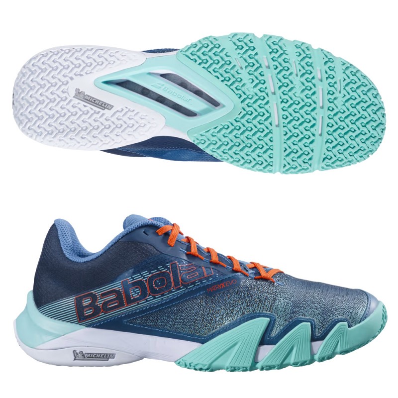 Babolat Jet Premura 2 Men electric green mandarin 2023 padelskor Babolat Jet Premura 2 Men electric green mandarin 2023 padelskor