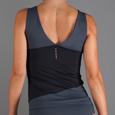 Endless T-shirt Curve Black Titanium