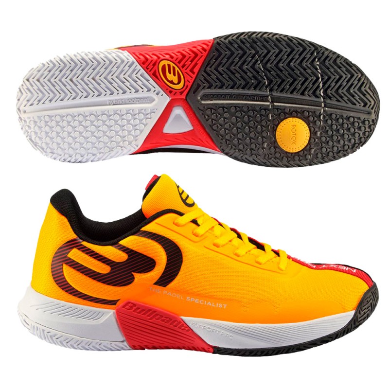 Padelskor Bullpadel Next Pro 23I orange svarta Padelskor Bullpadel Next Pro 23I orange svarta
