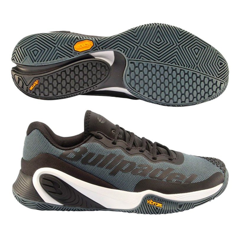 Padelskor Bullpadel Hack Vibram 23I svarta vita Padelskor Bullpadel Hack Vibram 23I svarta vita