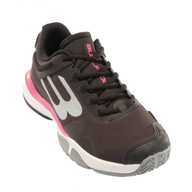 Padelskor Bullpadel Flow Hybrid Fly 23I svarta fuchsia