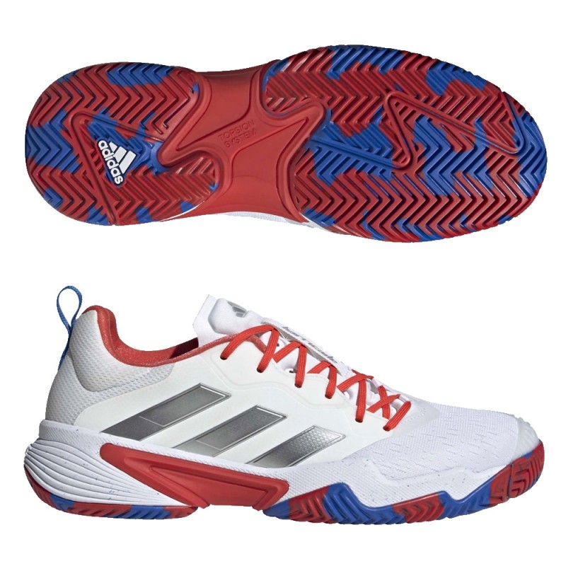 Padelskor Adidas Barricade FMT M vit silver 2023 Padelskor Adidas Barricade FMT M vit silver 2023