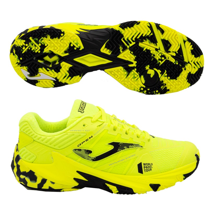 Padelskor Joma Open Men 2309 fluorescerande gula 2023 Padelskor Joma Open Men 2309 fluorescerande gula 2023
