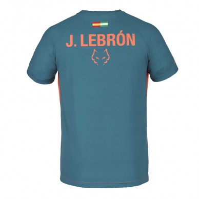 T-Shirt Babolat med rund hals Lebron Orange Mörkblå