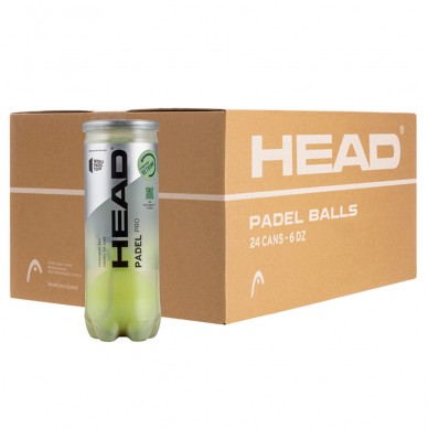 Padelbollar Head Padel Pro 3B 24 x 3 enheter