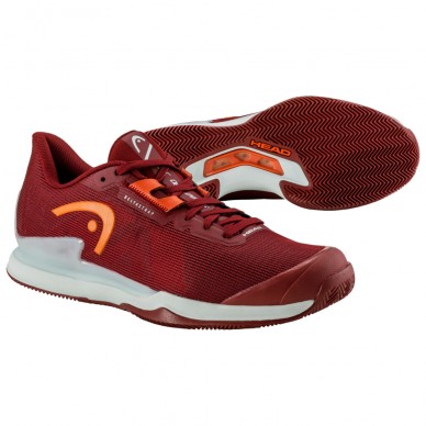 Head Sprint Pro 3.5 Clay dark red orange 2024 padelskor