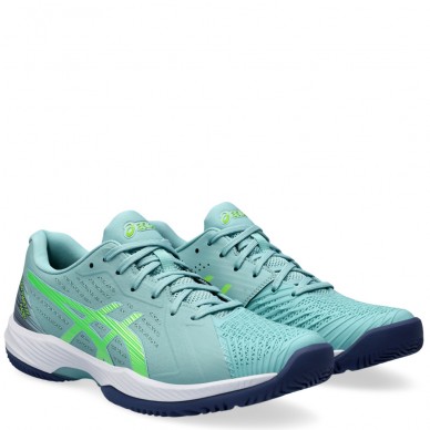 Asics Solution Swift FF Padel teal tint electric lime 2024 padelskor