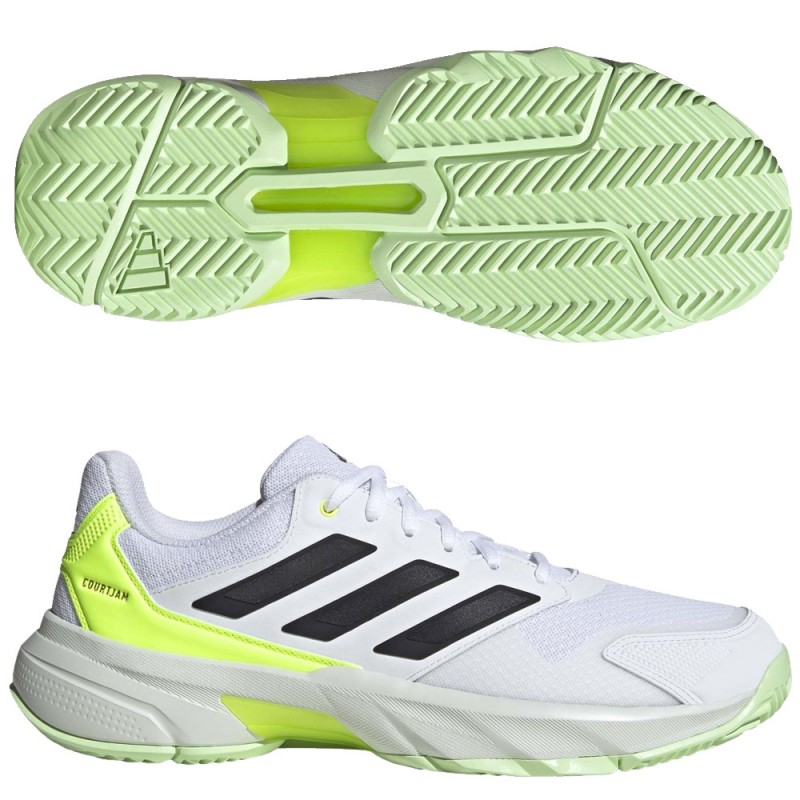 Adidas Courtjam Control M yellow white 2024 padelskor