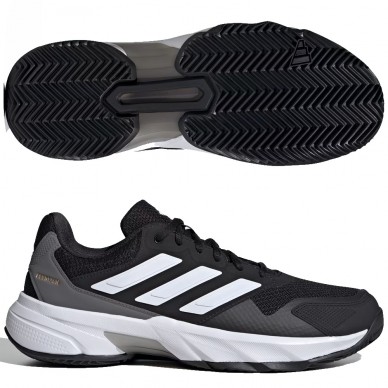 Adidas Courtjam Control M Clay black white 2024 padelskor
