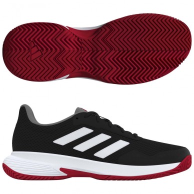 Adidas Gamecourt Lite black white 2024 padelskor