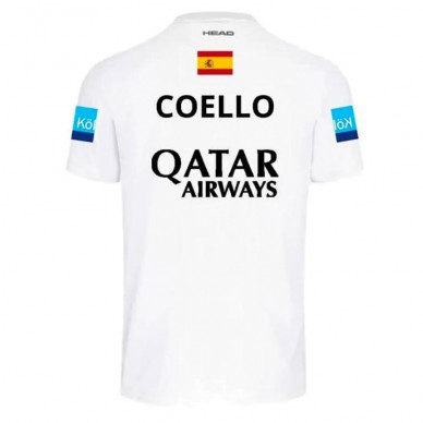 Head Arturo Coello vit t-shirt