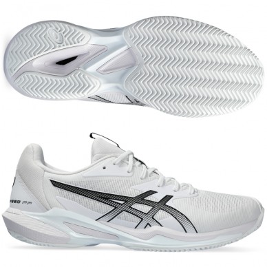 Asics Solution Speed FF 3 Clay white black 2024 padelskor