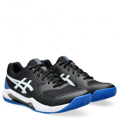 Asics Gel Dedicate 8 Clay black tuna blue 2024 padelskor