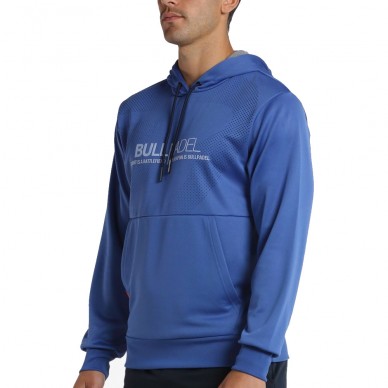 Bullpadel Grelo djupblå hoodie