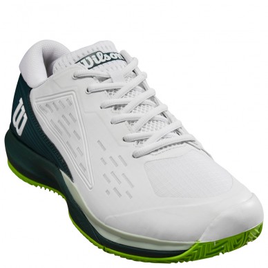 Wilson Rush Pro Ace Clay white ponderosa green 2024 padelskor